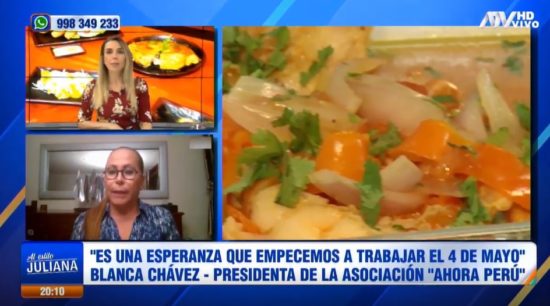 Blanca Chávez: Es una Esperanza que Restaurantes Empiecen a Trabajar el 4 de Mayo (ATV)