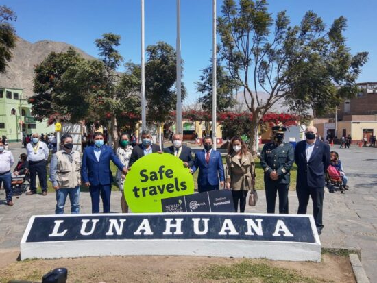 AHORA Perú Participó en la Entrega del Sello Safe Travels a Lunahuaná