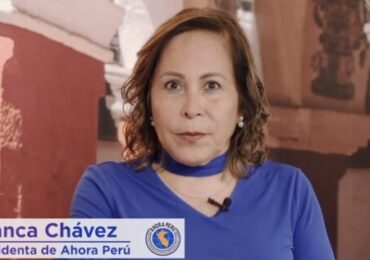 Blanca Chávez: Mensaje a la Presidenta Dina Boluarte