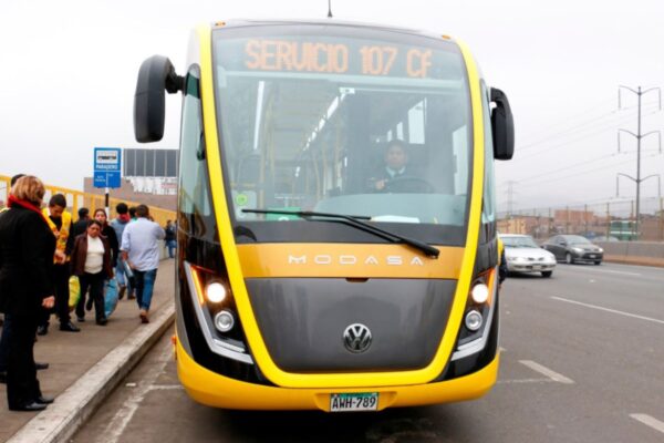 Nuevo Servicio del Corredor Amarillo Llegará hasta el Aeropuerto Internacional Jorge Chávez