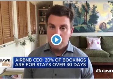 CEO de Airbnb Afirma que Han Perdido Casi Todo por Coronavirus