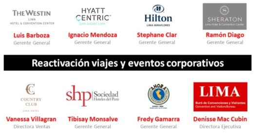 Directivos de Hoteles y Gremios Comparten Visión sobre la Reactivación de Viajes y Eventos Corporativos
