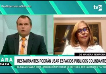 Blanca Chávez: Restaurantes en Lima no Podrán Usar Espacios Públicos