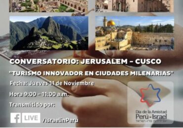 Conversatorio: “Jerusalem – Cusco: Turismo Innovador en Ciudades Milenarias”