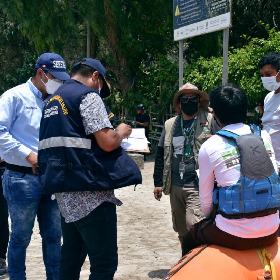 Operativo de Fiscalización a Operadores de Canotaje de Lunahuaná