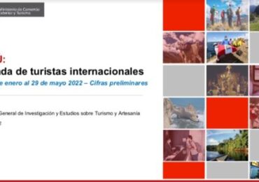 Más de Medio Millón de Turistas Internacionales Llegaron al Perú en lo que va del 2022