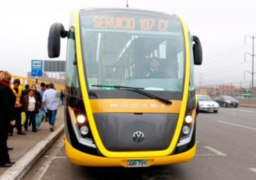 Nuevo Servicio del Corredor Amarillo Llegará hasta el Aeropuerto Internacional Jorge Chávez