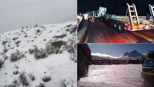 Vehículos se Encuentran Varados en Ticlio tras Nevada