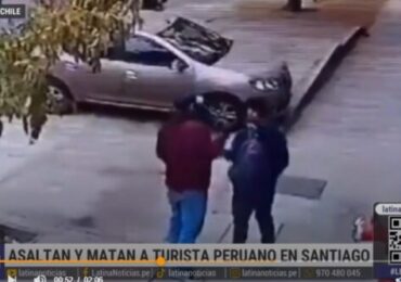 Chile: Delincuente Asalta y Asesina a Turista Peruano