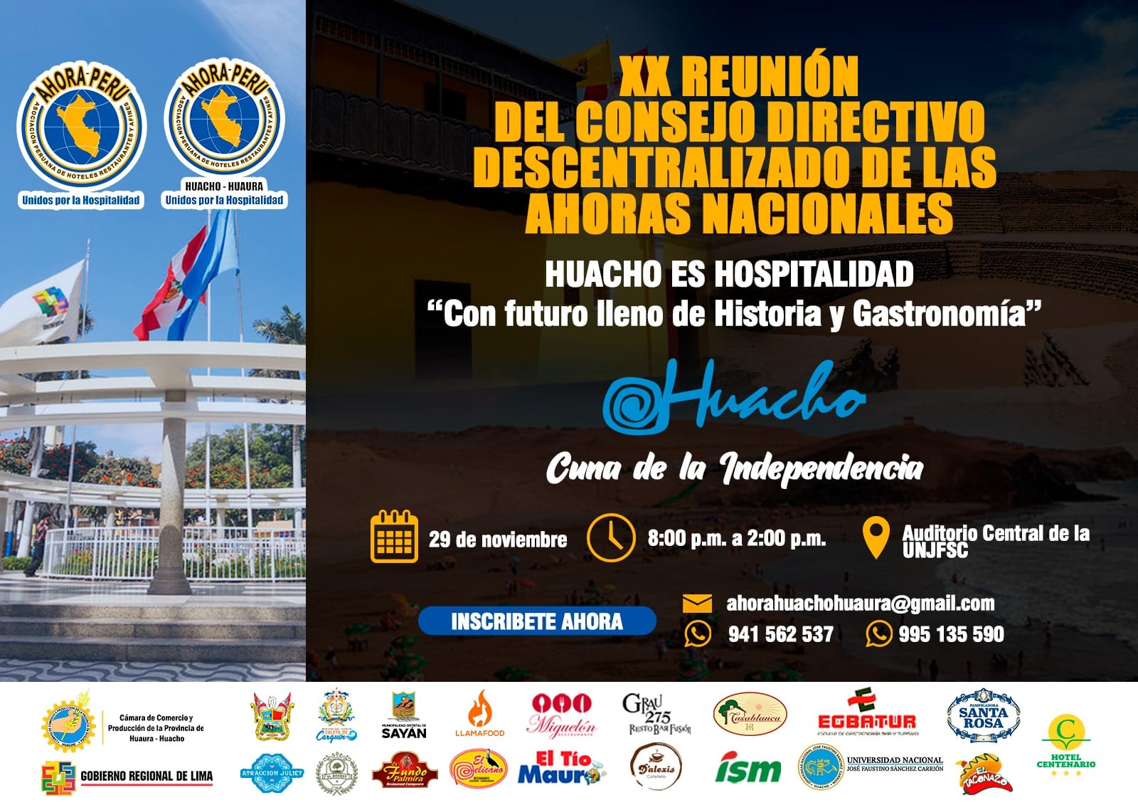 XX Congreso de Ahora Perú en Huacho en Todo lo Alto