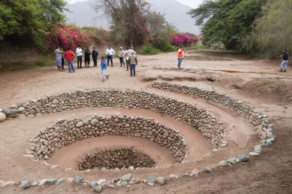 Acueductos de Cantalloc Afectados por Huaico