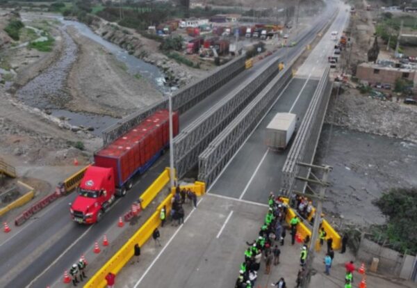 MTC Inauguró Nuevo Puente Modular de Chancay