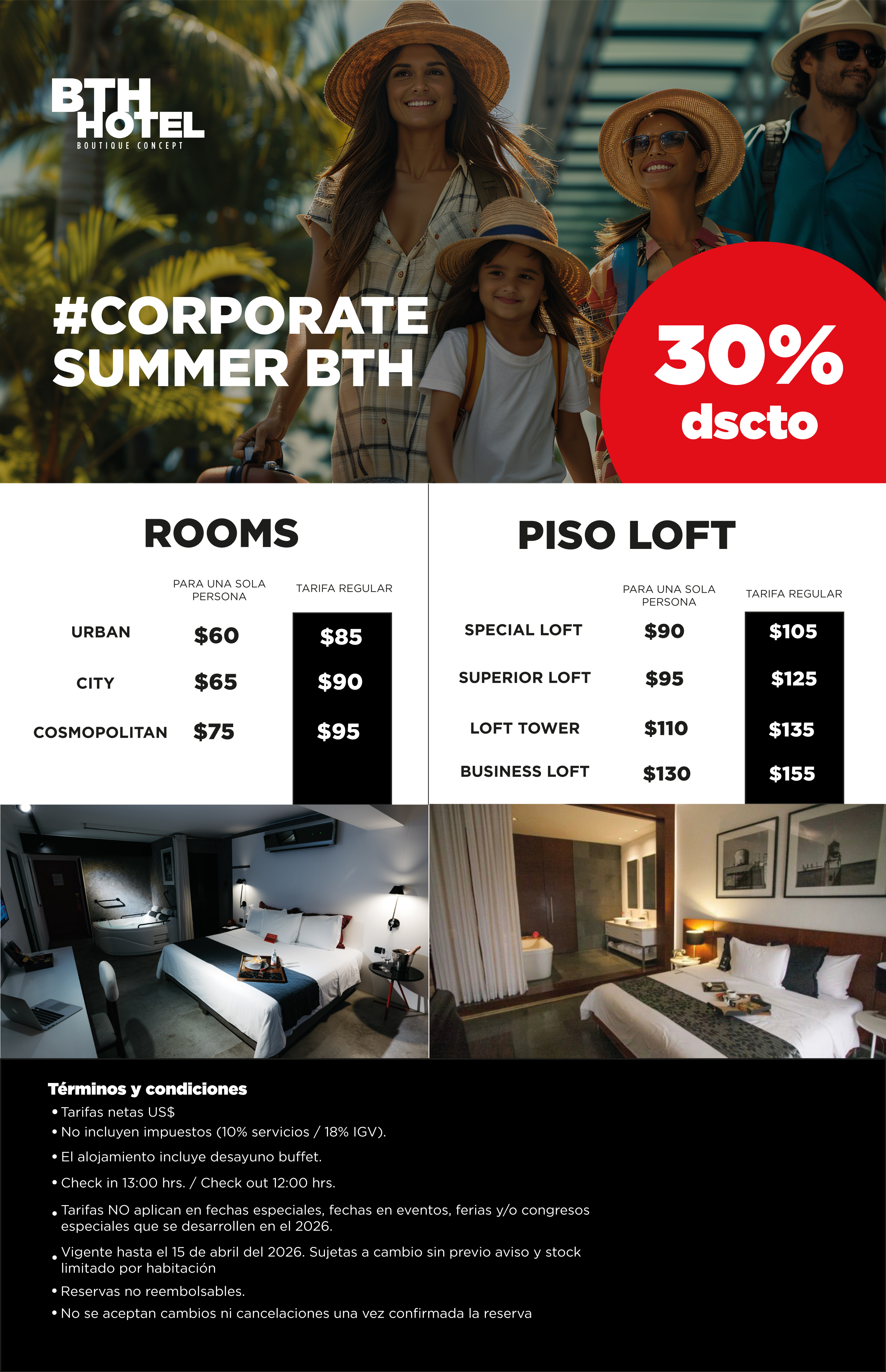 Descubre la experiencia BTH Hotel de San Borja