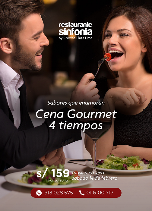 Experiencias por San Valentin en el Crowne Plaza Lima