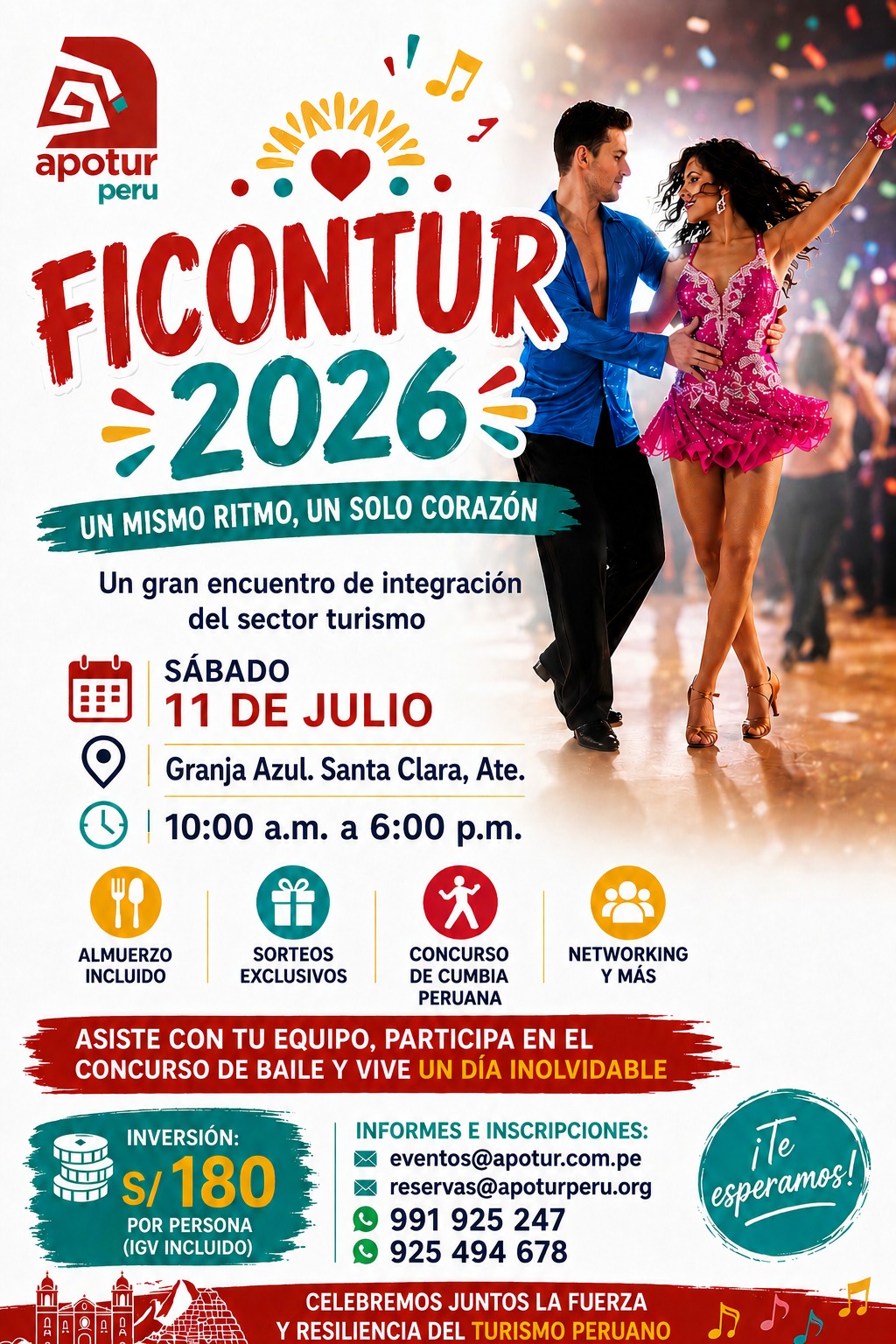 Granja Azul será sede del FICONTUR 2026, la fiesta turística más grande del Perú
